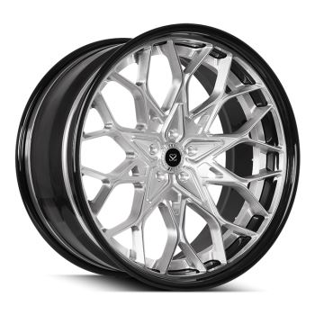 Custom Gloss Black plus Brush Disc 5x112 20inch 3-PC Ковані диски для MERCEDES-BENZ AMG SL55
