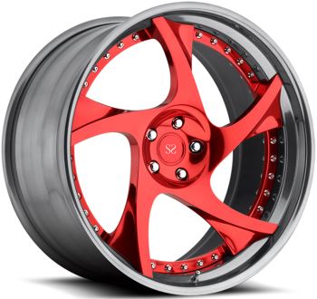 Червоні 19-дюймові 2-ПК ковані колеса з 5x120 для BMW M4 5x112