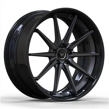 Для Audi SQ5 22x10.5 і 22x12 5x112 Bolt Pattern Gloss Black плюс Gun Metal Disc 2-PC Ковані диски з алюмінієвого сплаву